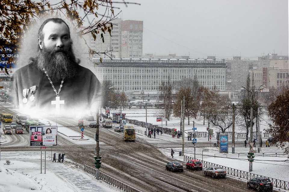 В начале XX века на углу улиц Попова (Долматовская) и Петропавловской стоял храм святого Иоанна Златоуста, за алтарём которого был похоронен протоиерей Стефан Луканин.