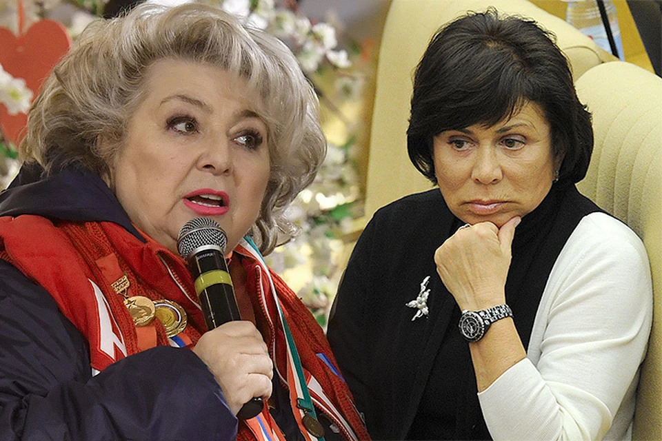 Ирина Роднина (на фото справа) раскритиковала работу своего бывшего наставника Татьяны Тарасовой во время трансляции чемпионата мира.