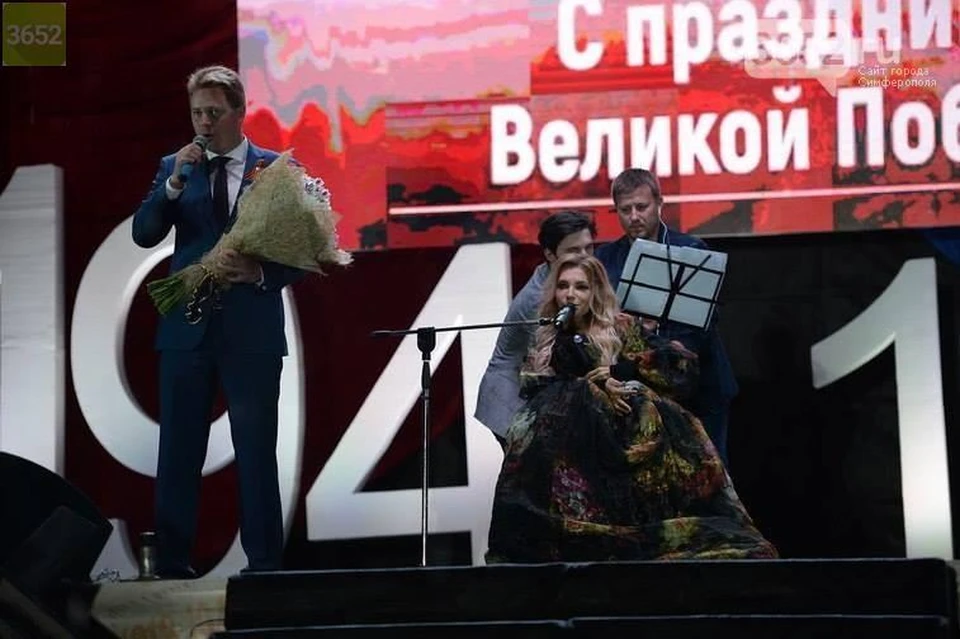 Юлия выступила в Крыму в день Победы. Фото из открытых источников