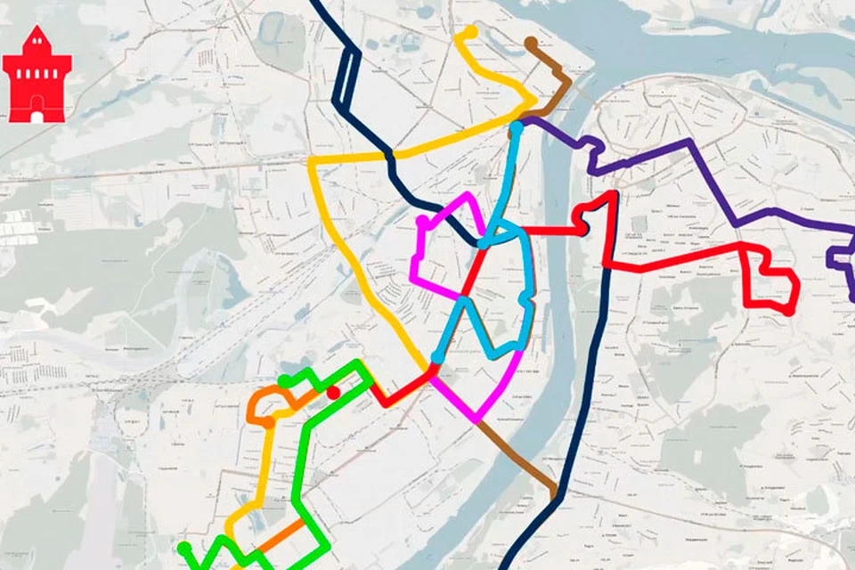 Карта маршруток нижний новгород