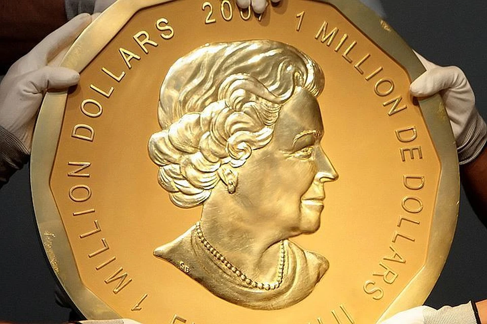 Монета, отчеканенная в Канаде, называется «Золотой кленовый лист»