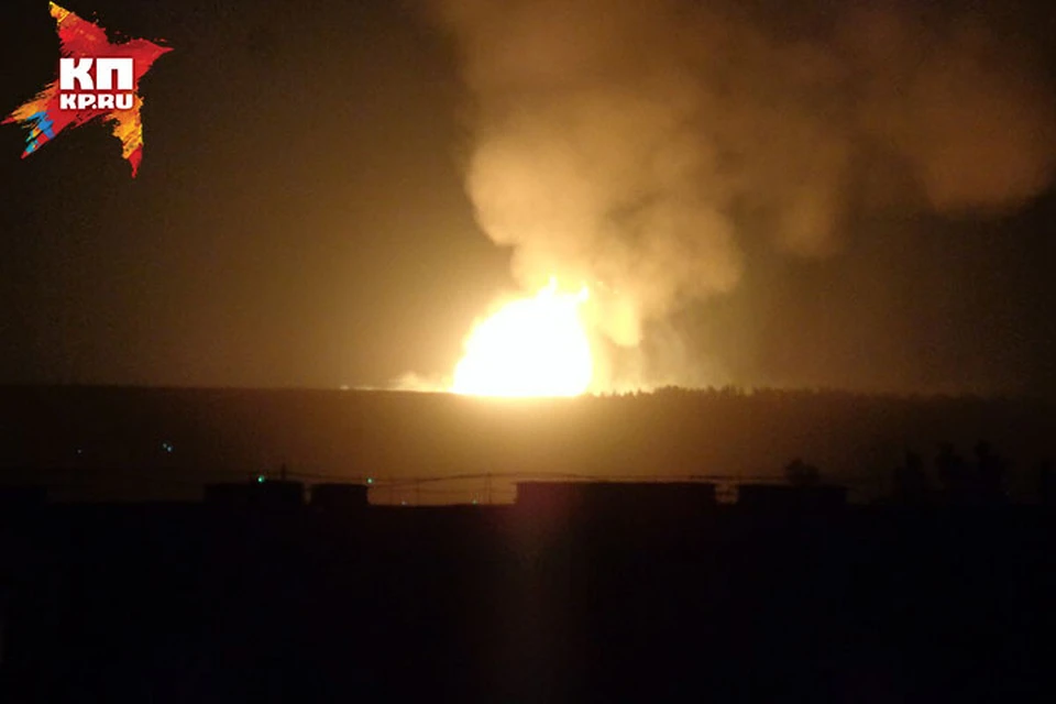 Крупный пожар на газопроводе произошел в Нижегородской области. Фото: Саша Молл