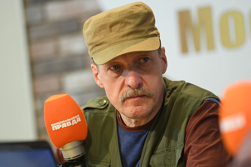 Сергей Макаров в студии радио "Комсомольская правда"