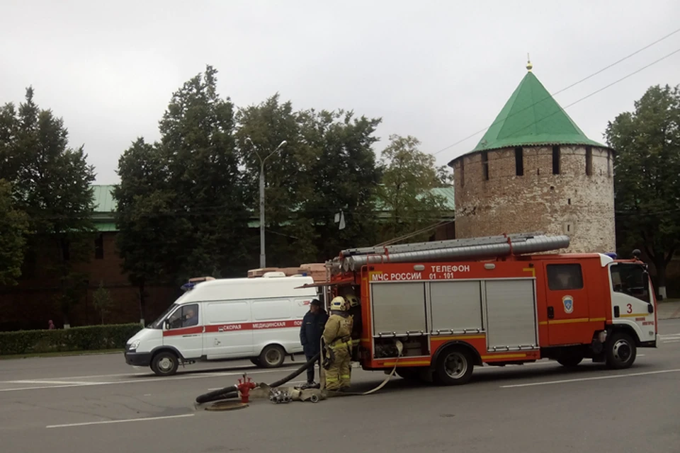 Нижегородский кремль эвакуировали из-за угрозы теракта утром 2 октября 2017 года.