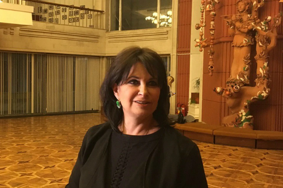 Ольга Ростропович в стенах Ярославского ТЮЗа.