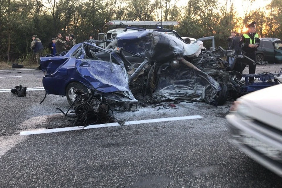 Пять человек погибли, еще трое оказались в больнице. Фото: УГИБДД по СК