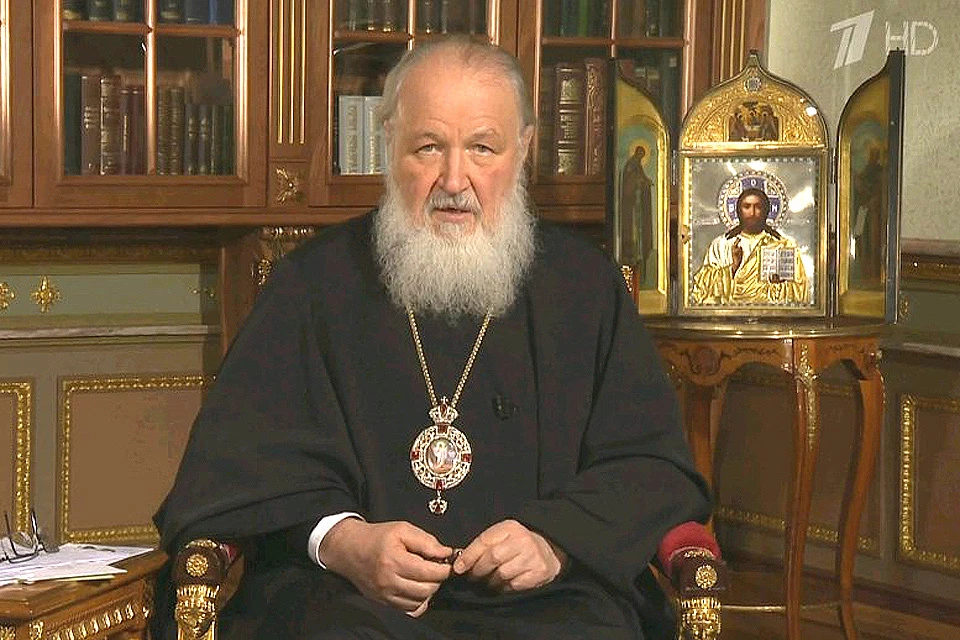 Патриарх Кирилл в передаче Первого канала "Слово пастыря"