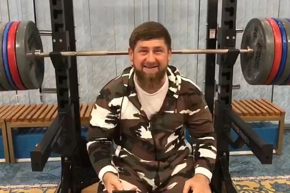 Тренировка Кадырова была безнадежно испорчена из-за санкций США. Фото: instagram.com/kadyrov_95