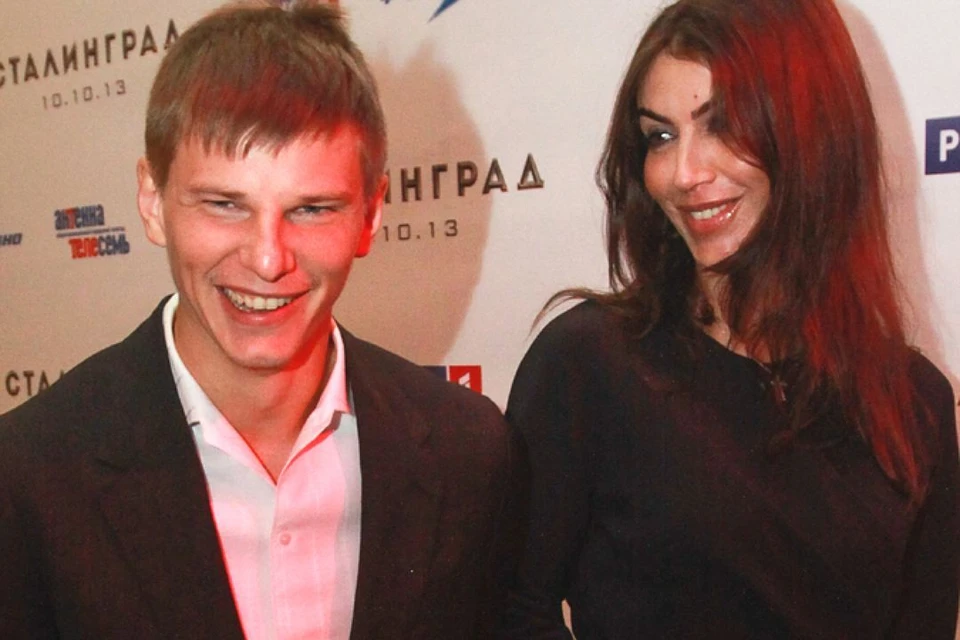 Алиса Казьмина с мужем, Андреем Аршавиным.