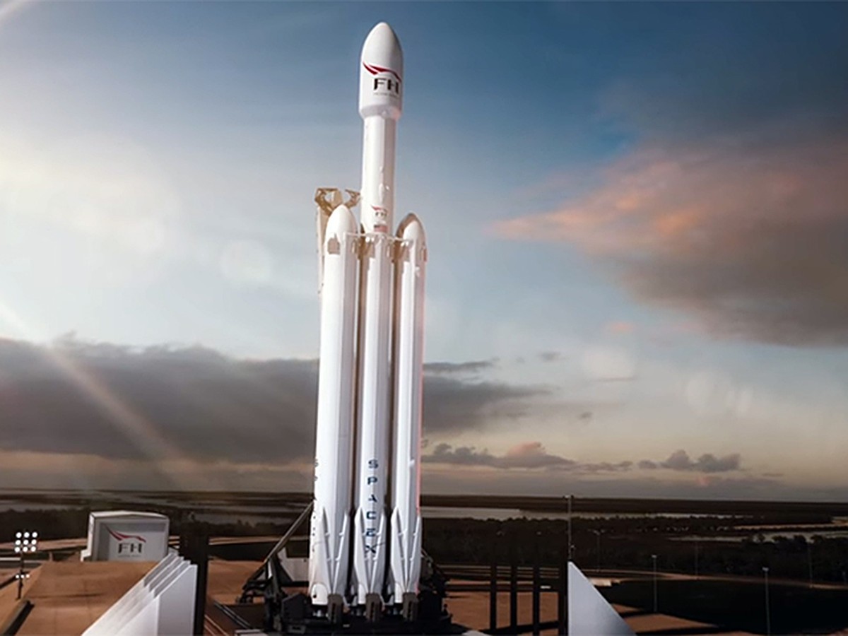 Илон Маск показал анимационное видео первого запуска космической ракеты  Falcon Heavy к Марсу - KP.RU