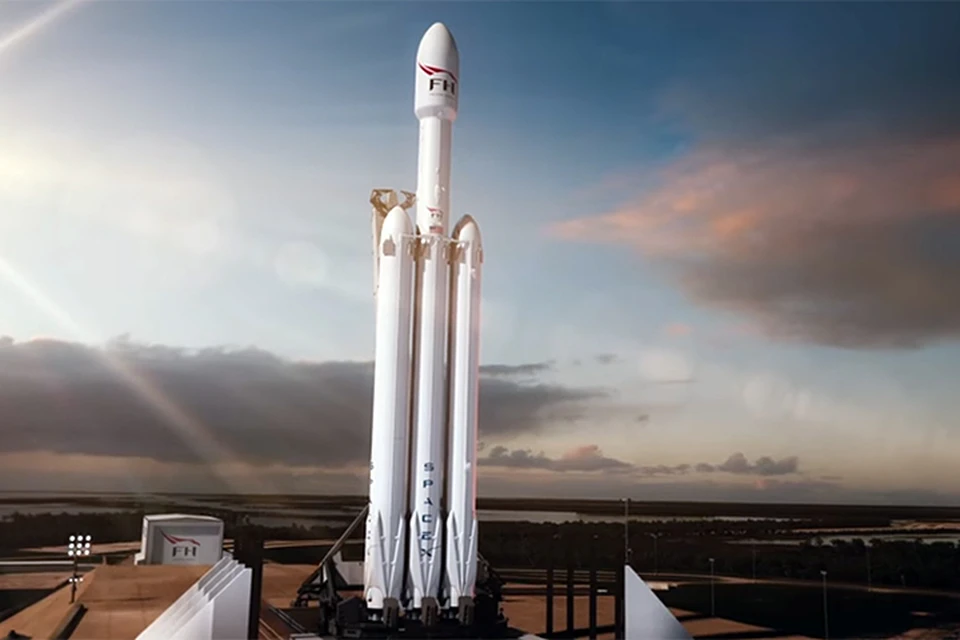Ракета Falcon Heavy создана на базе Falcon 9