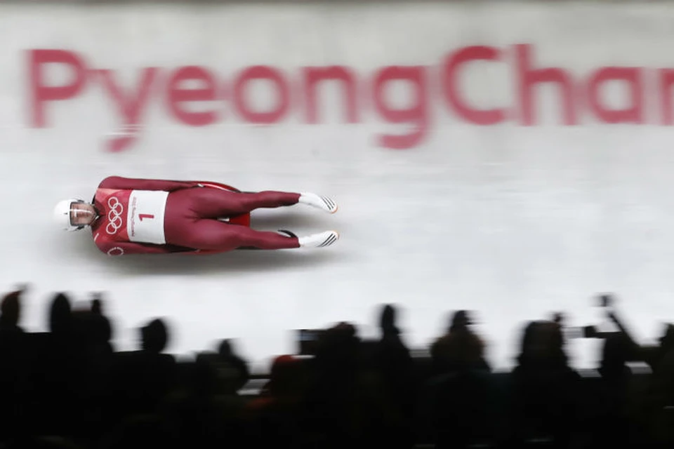 Олимпиада 2018: после третьего заезда саночник из Братска Семен Павличенко на 14 месте. Фото: REUTERS.