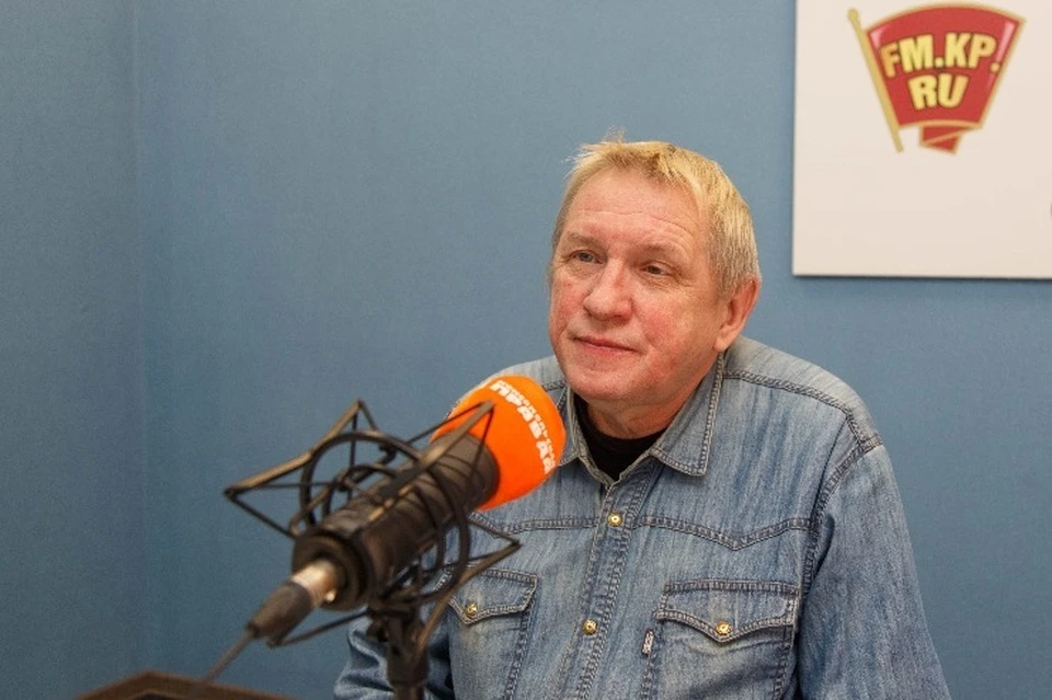 Олег Гаркуша в студии радио "Комсомольская правда в Петербурге"