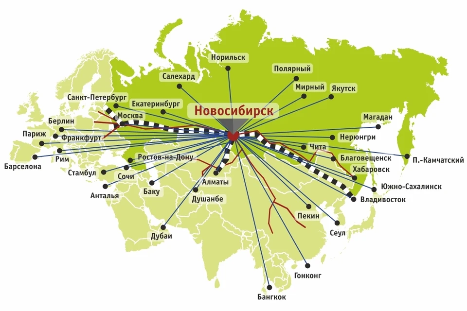 Новосибирская область расположена в географическом центре Евразийского континента, на пересечении транспортных коридоров, соединяющих европейскую часть континента с азиатской, и представляет собой крупный мультимодальный транспортно-распределительный центр. Фото: Роман КИРИЛЛОВ