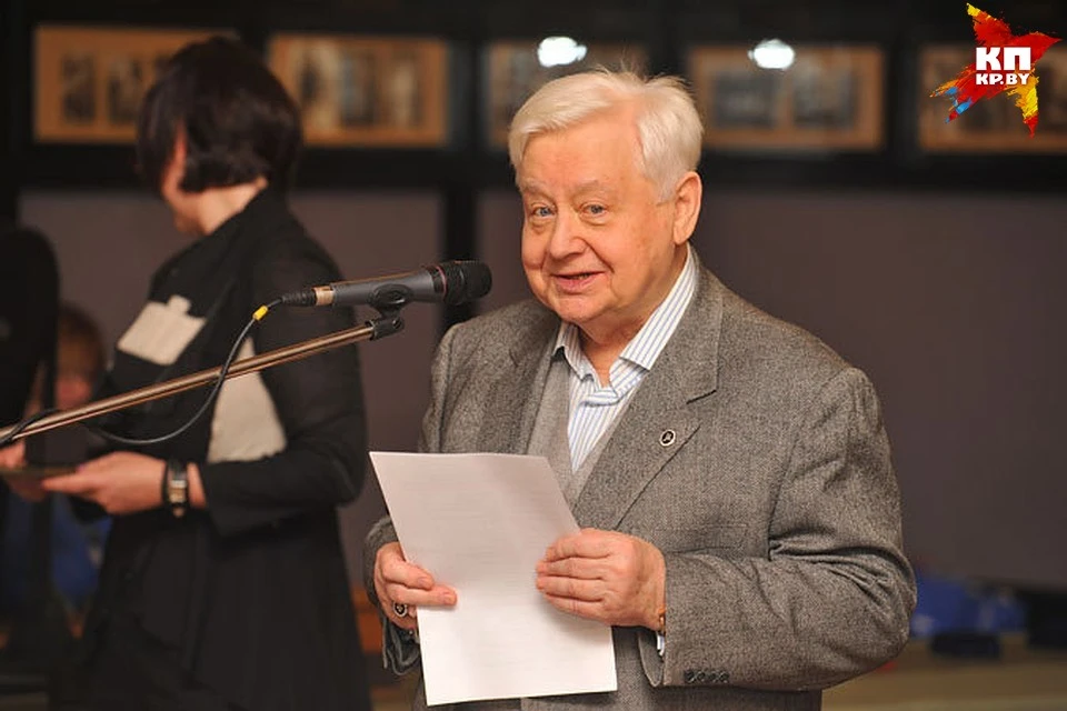 В Минск Олег Табаков приезжал с двумя спектаклями
