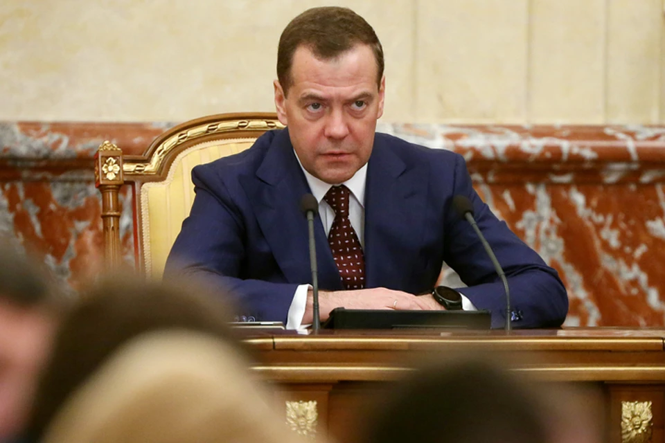 Об этом заявил премьер Дмитрий Медведев на заседании правительства в четверг. Фото: Екатерина Штукина/ТАСС
