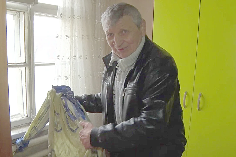64-летний житель Ачинска Виктор Киселевич. Фото: телеканал «ОСА», Ачинск