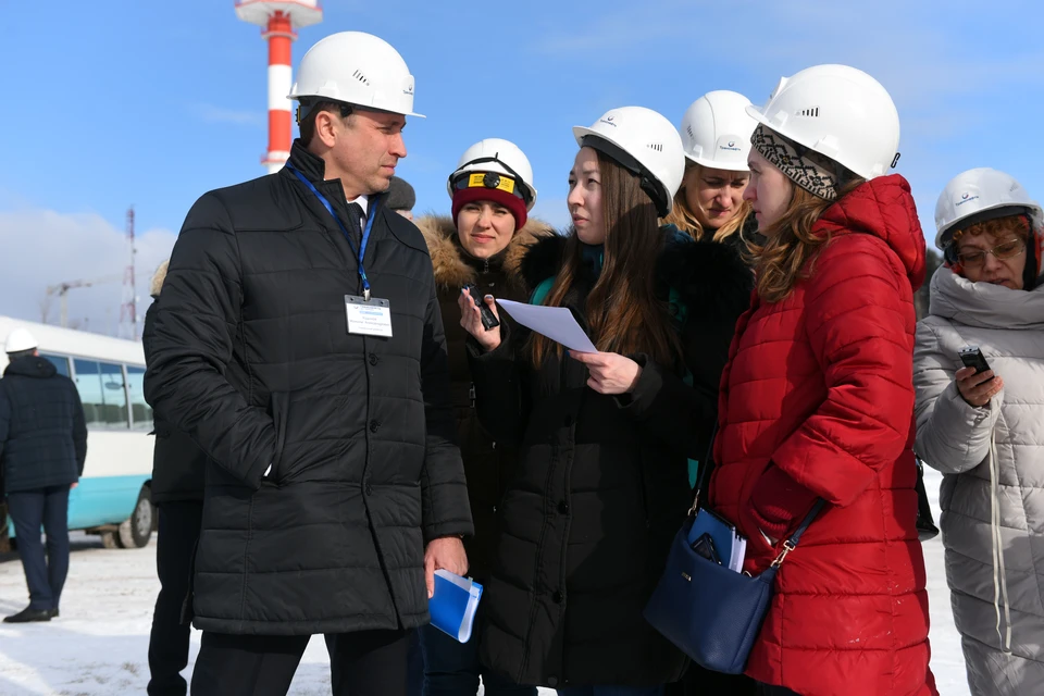 Генеральный директор ООО "Транснефть - Порт Приморск" Максим Кудинов на встрече с журналистами.