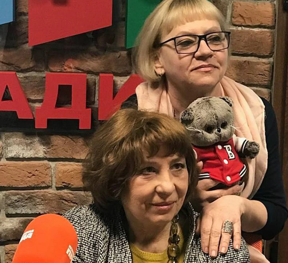 Елена Камбурова и Татьяна Визбор на Радио "Комсомольская правда"