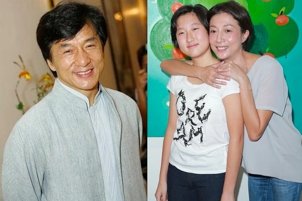 Дочь Джеки Чана Эта родилась от мимолетной связи артиста с королевой красоты Элейн Нг.