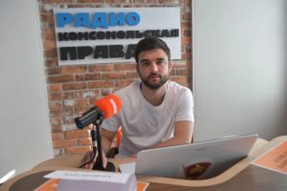 Футболист Георгий Джикия в эфире Радио "Комсомольская правда"