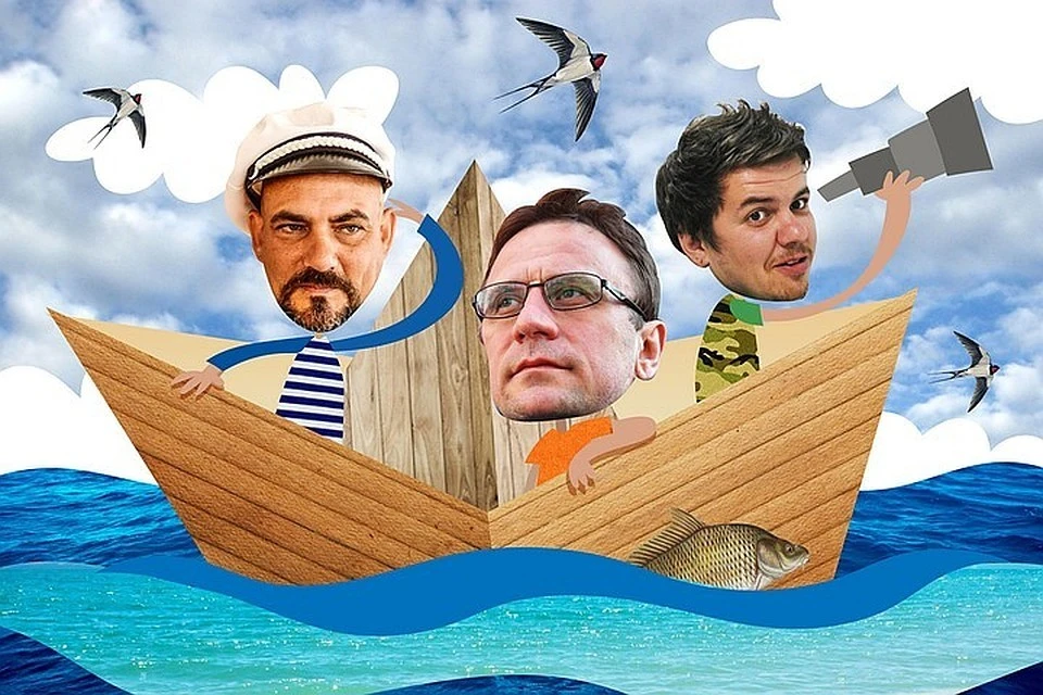 Дмитрий Стешин, Виктор Гусейнов и Владимир Ворсобин отправились в путешествие по великой реке