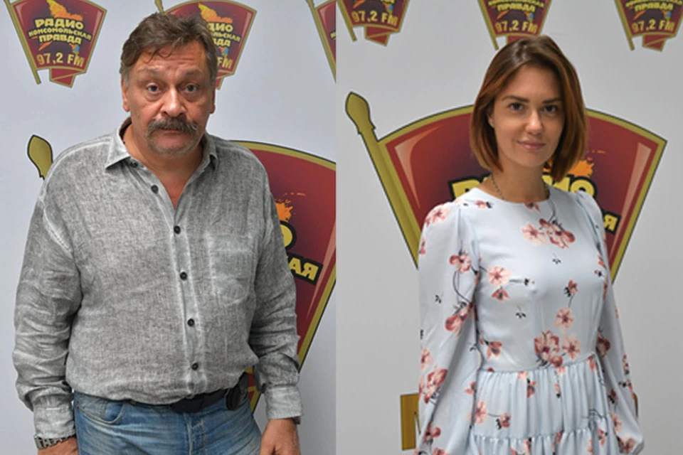 Дмитрий Назаров и Агата Муцениеце пришли в гости на Радио «Комсомольская правда»