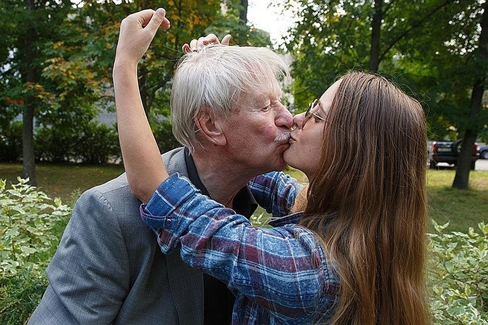 Иван Краско и его молодая супруга Наталья Шевель