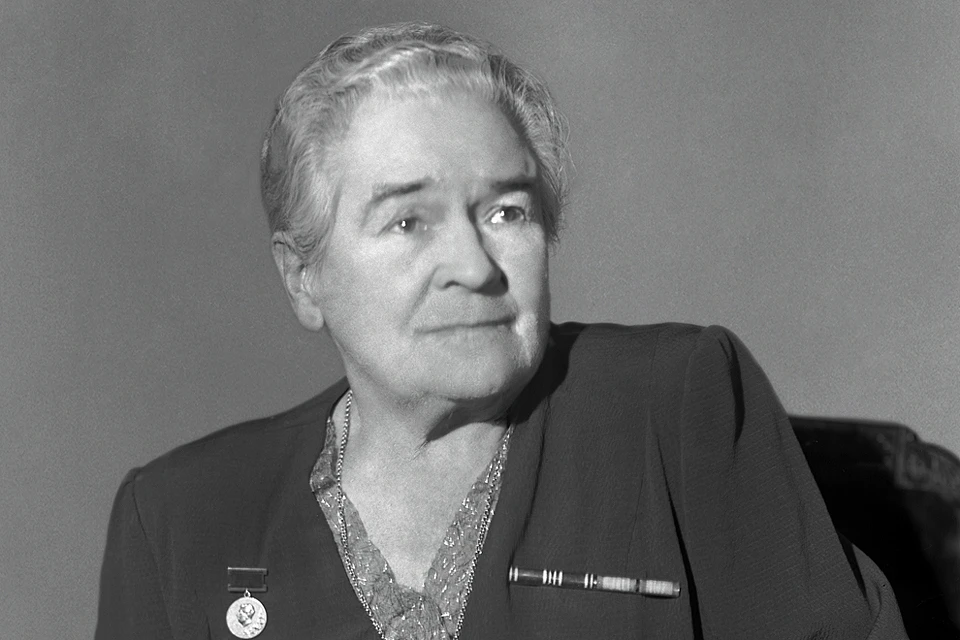 Ольга Леонардовна Книппер-Чехова в 1949 году. Фотохроника ТАСС