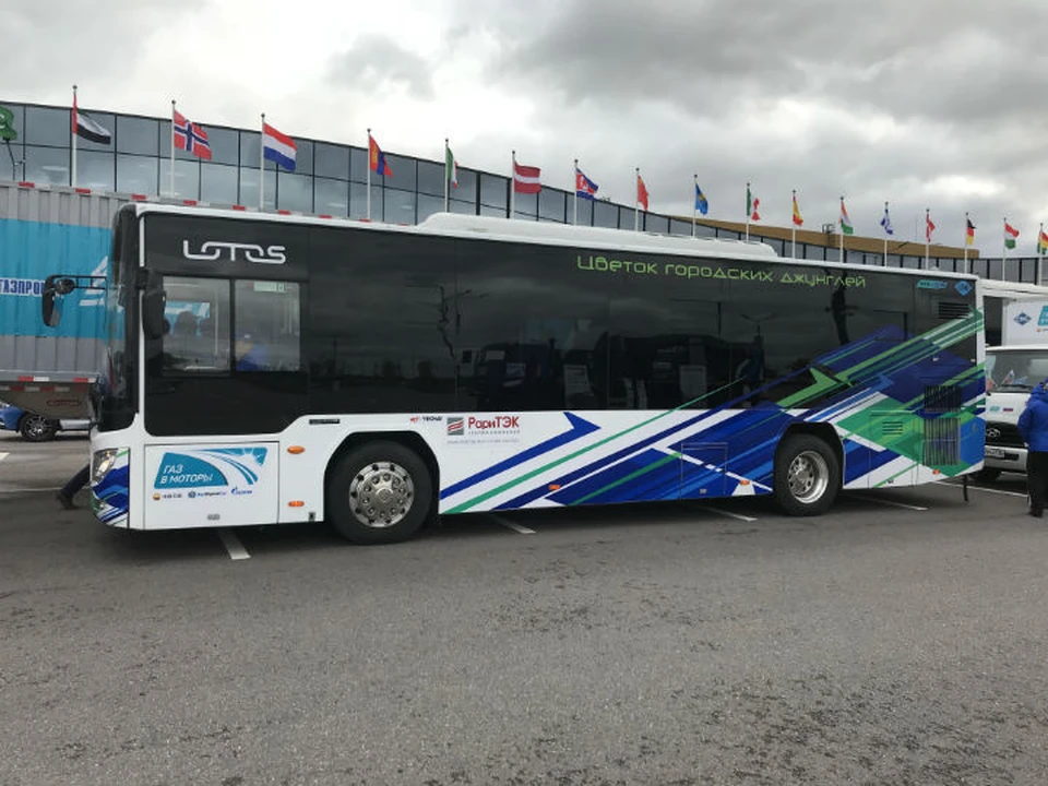 Первый экологичный автобус Lotos 105. Фото предоставлено «РариТЭК».