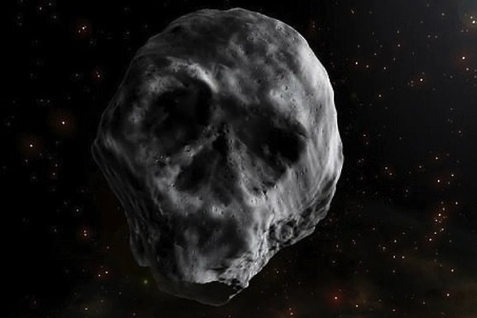Художники чуть утрируют, изображая приближающийся астероид.