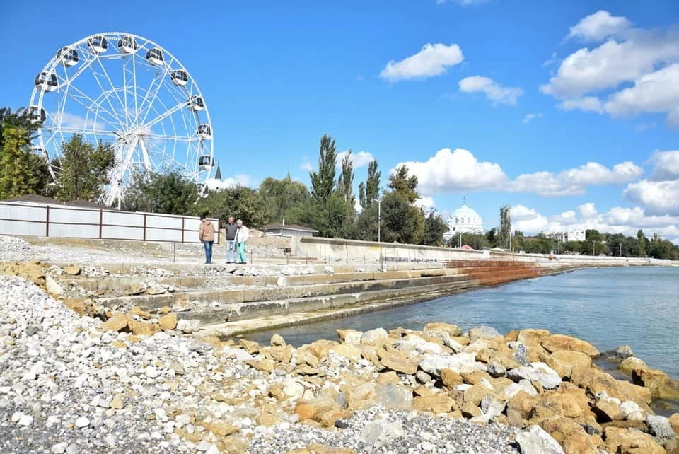 В евпатории открыли набережную терешковой