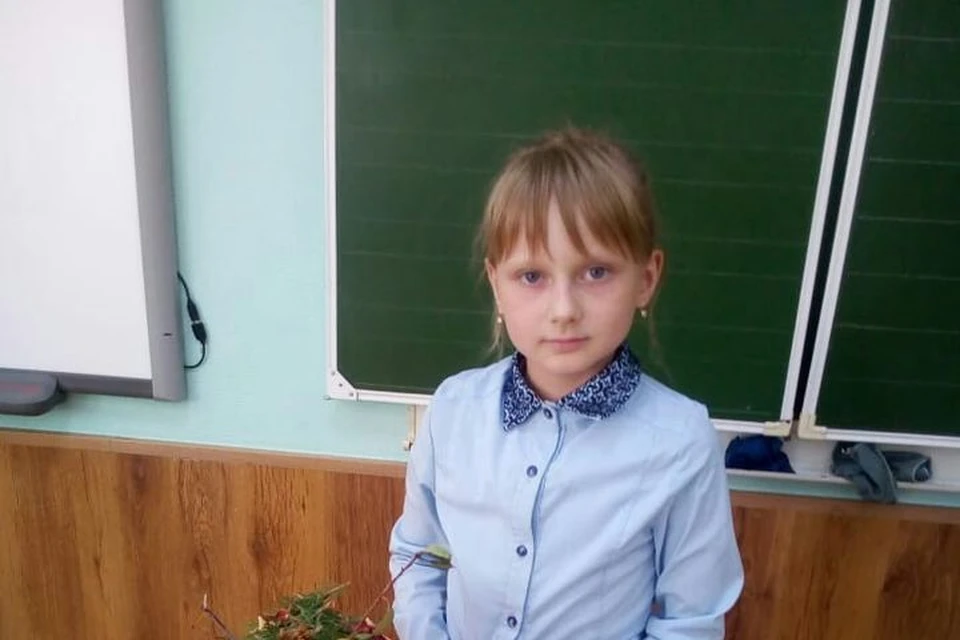 Отважная Полина учится в третьем классе. Фото: личный архив.