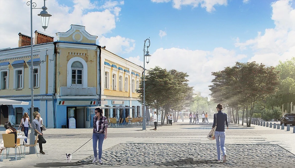 Проект реконструкции улицы Девической. Фото: КБ "Стрелка"