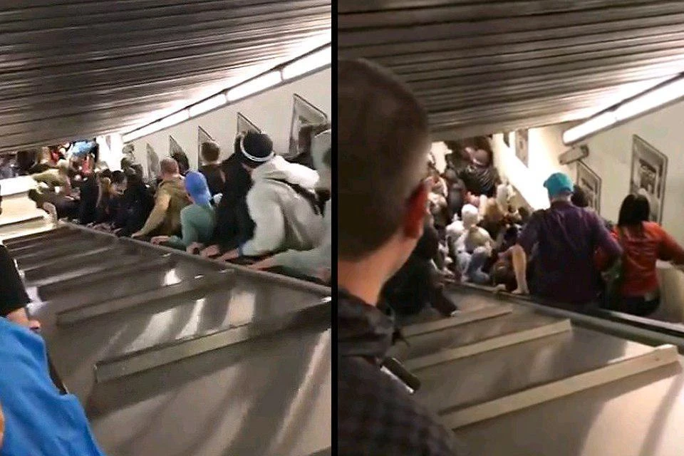 При обрушении эскалатора в метро Рима пострадали около 30 человек