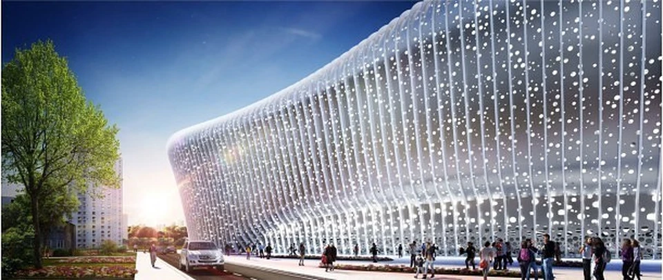 Такой проект будущего Ледового дворца уже давно "гуляет" по соцсетям. Фото: vk.com