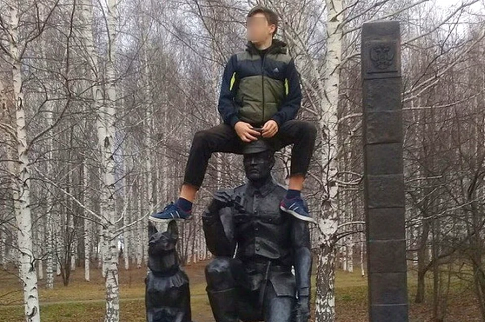 Памятник располагается в парке "Победа". Фото: МОО ВПК "РАТНИК-НТ"