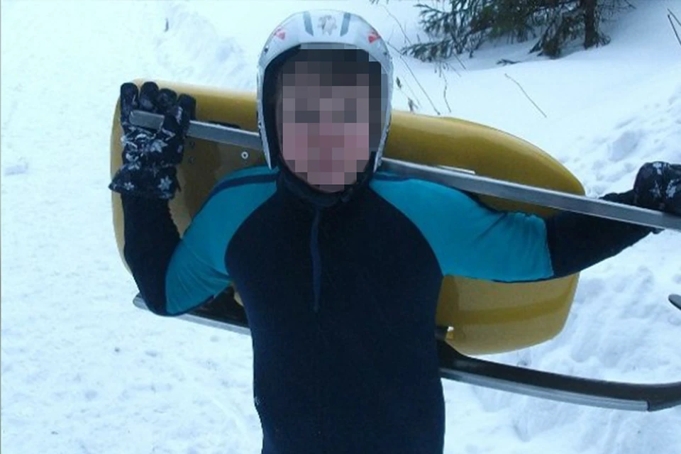 Санным спортом юный спортсмен из Чусового начал заниматься в 9 лет. Фото: соцсети.