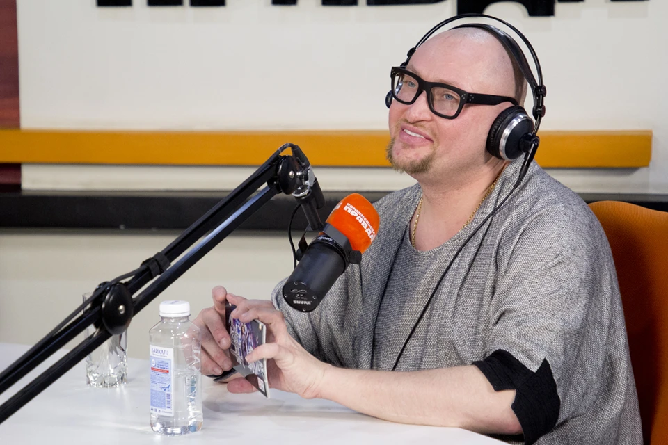 Певец Шура в студии радио "Комсомольская правда" Иркутск на 91,5 FM