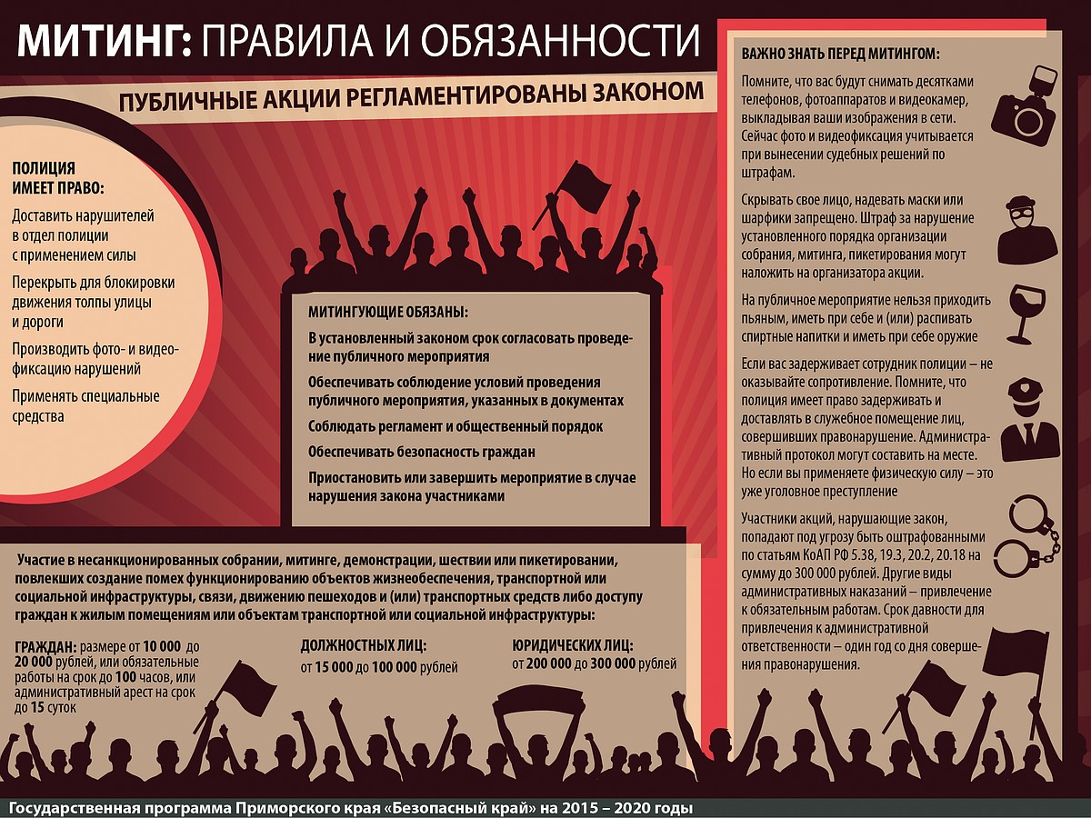 Митинг: правила и обязанности - KP.RU