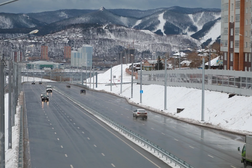 В Красноярске открыли новую транспортную развязку и назвали ее Николаевским проспектом
