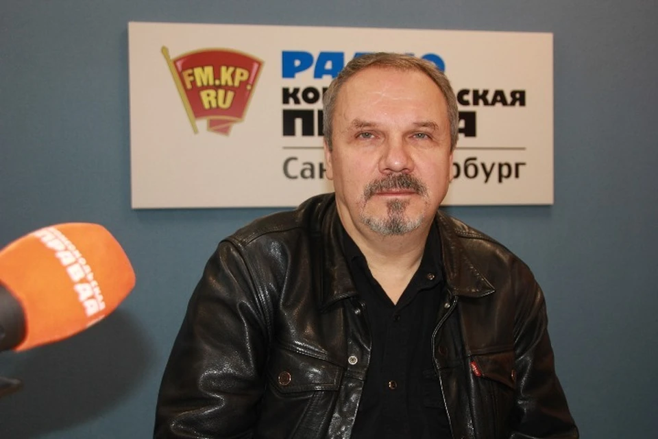 Сергей Федотов в студии радио «Комсомольская Правда в Петербурге»
