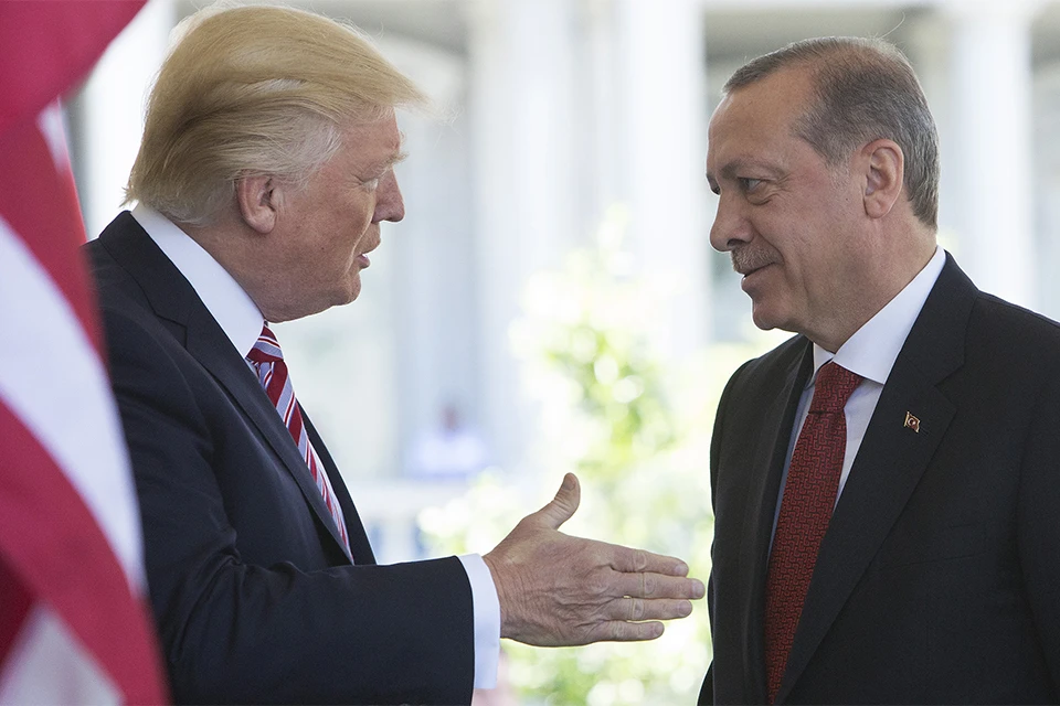 Дональд Трамп и Реджеп Эрдоган.