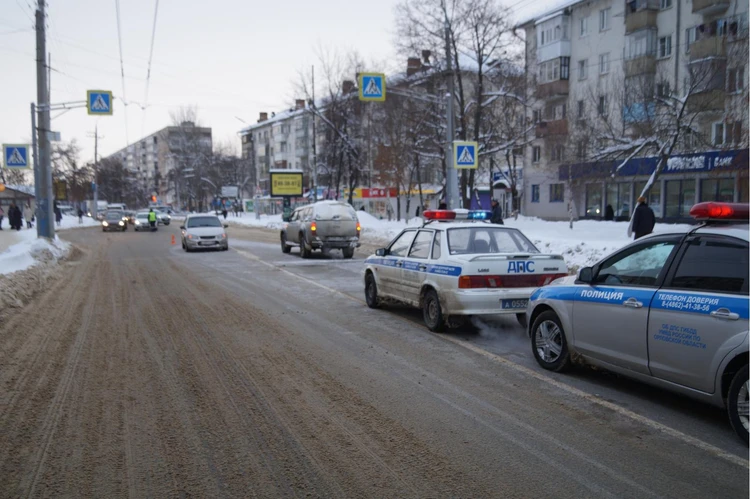 В Орле пикап сбил женщину на пешеходном переходе