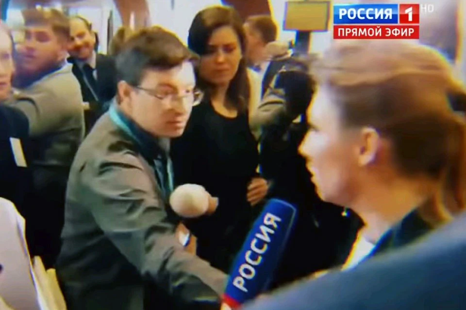 Российскую журналистку Ольгу Скабееву толкнули в стенах Парламентской ассамблеи Совета Европы.