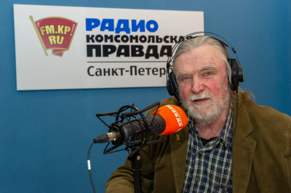 Андрей Тропилло в студии радио «Комсомольская Правда в Петербурге»