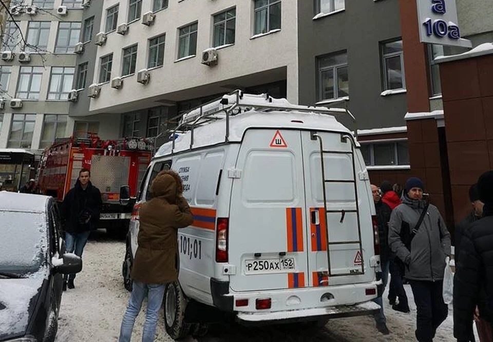 800 человек эвакуировано из БЦ на улице Ульянова.