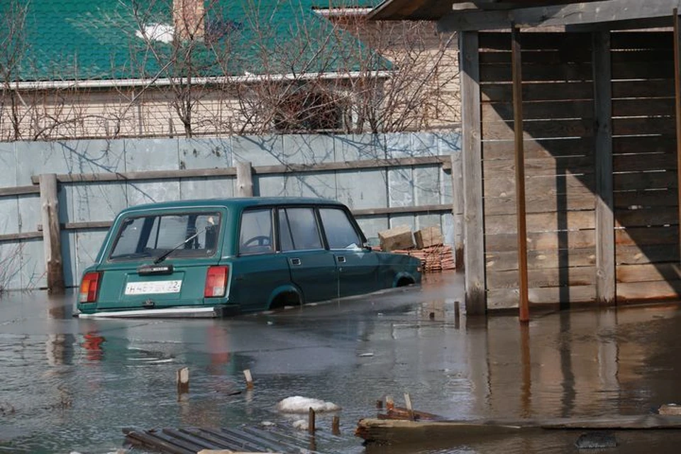 Первая волна паводка ожидается в Алтайском крае с 1 по 20 апреля.