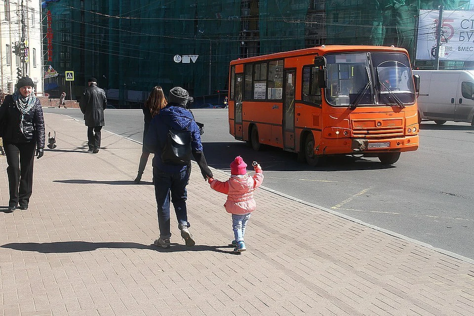В центре Нижнего Новгорода маршрутка переехала женщину на пешеходном переходе