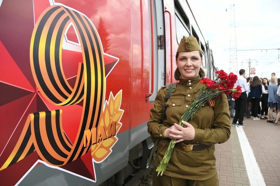 На Московском вокзале остановился Поезд памяти.